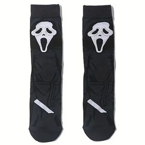 Scream Crew Socks Horror Movie Unisex Adult Ghostface Scary Halloween Creepy NEW